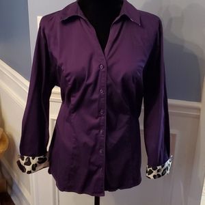Purple Button Down